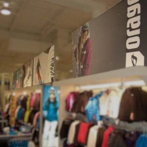 Hanging 1.25 inch Fabric Retail Display