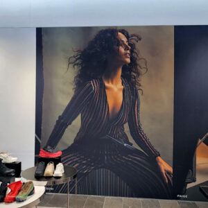 In-store Back-lit Retail Display Fabric Wall