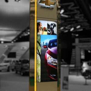 Backlit 2 inch Indoor Retail Display