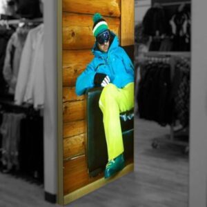 Lit 2 inch SEG Indoor Retail Display