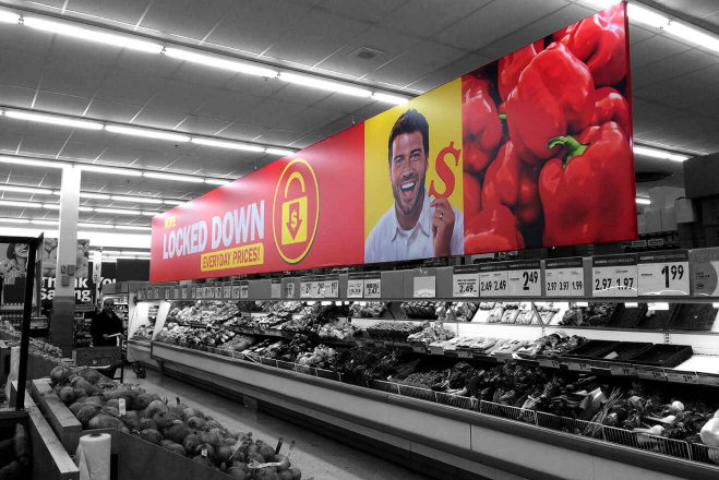 Printed Fabric Retail Display