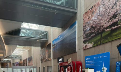Airport Decoration Fabric Frames showing pretty landscapes