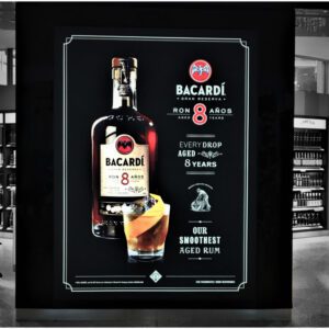 Duty Free Canada Backlit Indoor Retail Display