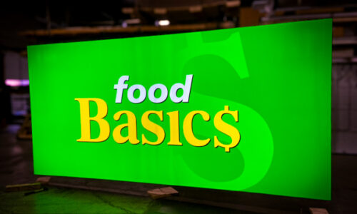 Food Basics Suspended Lightbox