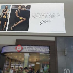 Frameless Frame Retail Display