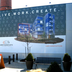 Libery Market Frameless Banner