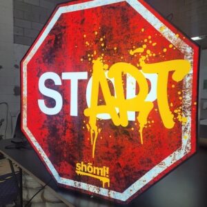 Octagon lightbox