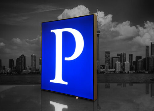 SEG lightbox with taught fabric